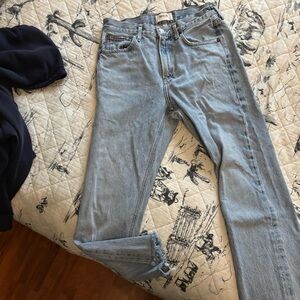 Agolde jeans Charlie high rise straight